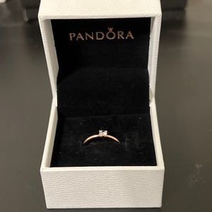 Rose Gold Pandora Ring size 5